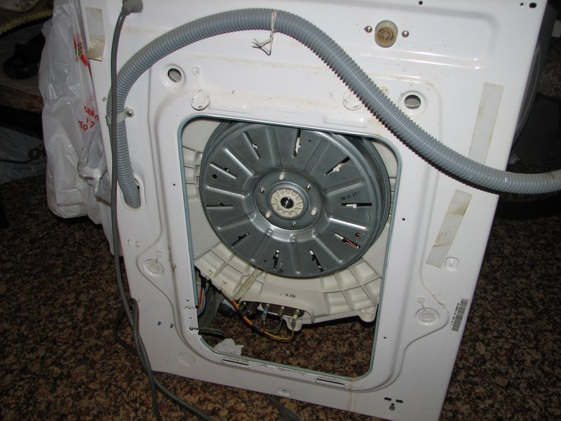 Ремонт стиральной машины с прямым приводом LG